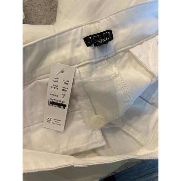 J. Crew New patch-pocket chino short white size 6 - Picture 6 of 6